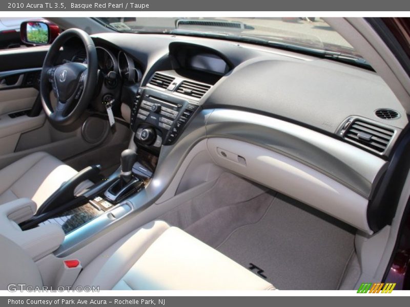 Basque Red Pearl / Taupe 2010 Acura TL 3.5