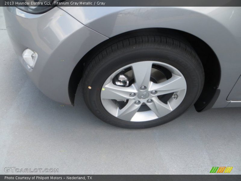 Titanium Gray Metallic / Gray 2013 Hyundai Elantra GLS