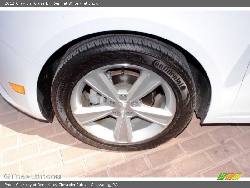 Summit White / Jet Black 2012 Chevrolet Cruze LT