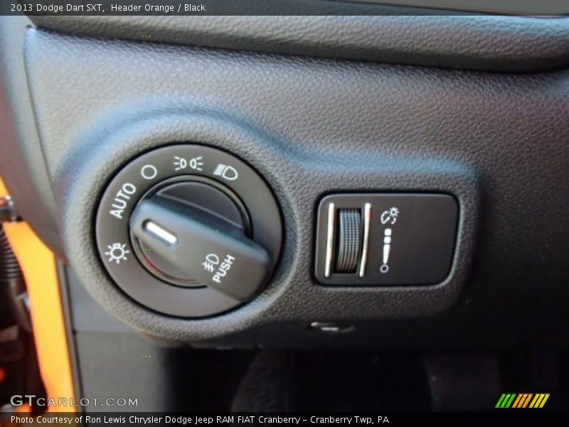 Header Orange / Black 2013 Dodge Dart SXT