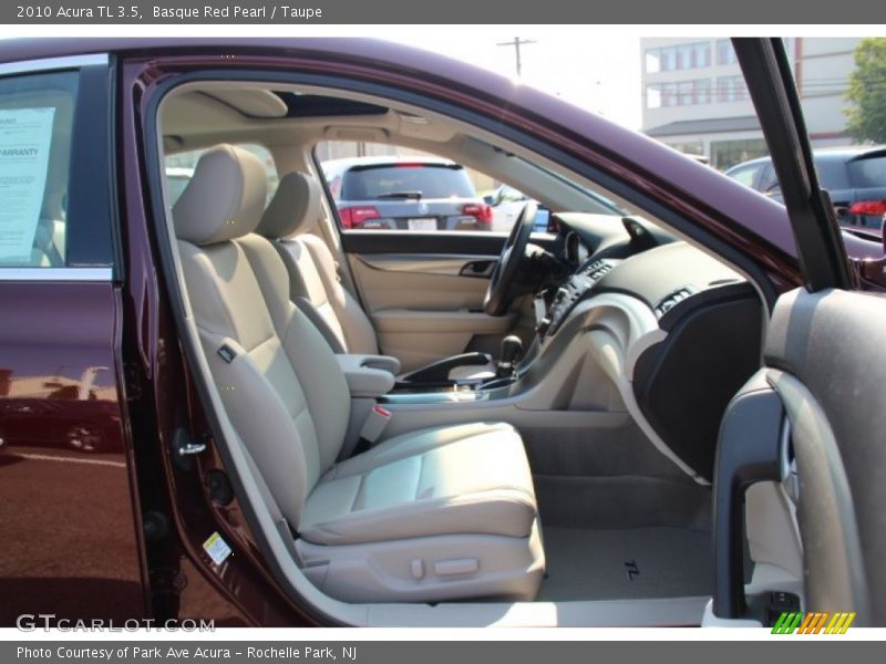 Basque Red Pearl / Taupe 2010 Acura TL 3.5