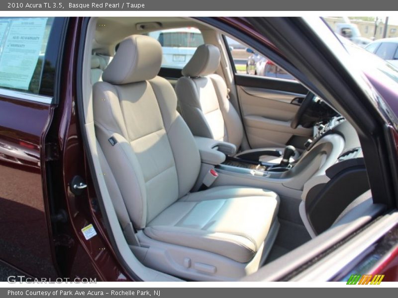 Basque Red Pearl / Taupe 2010 Acura TL 3.5