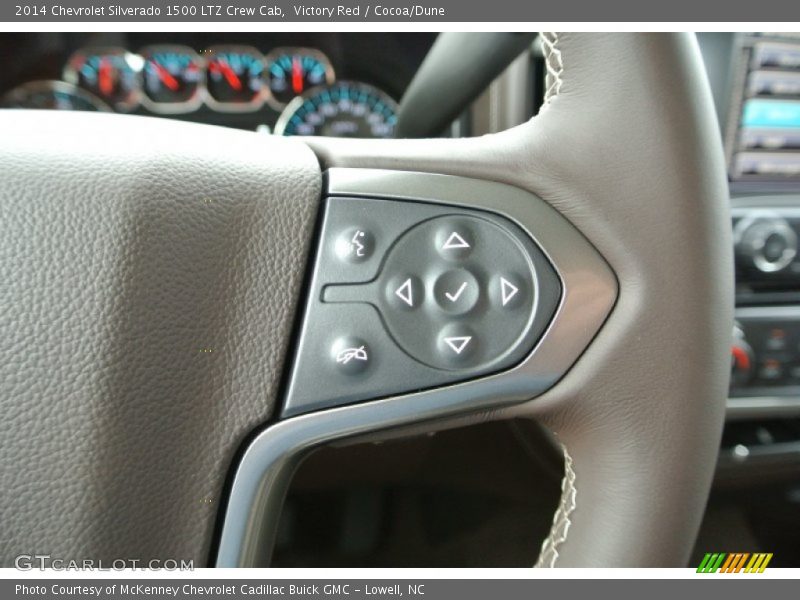 Victory Red / Cocoa/Dune 2014 Chevrolet Silverado 1500 LTZ Crew Cab