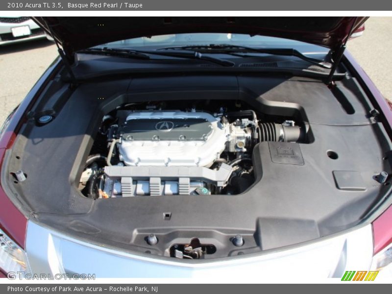 Basque Red Pearl / Taupe 2010 Acura TL 3.5