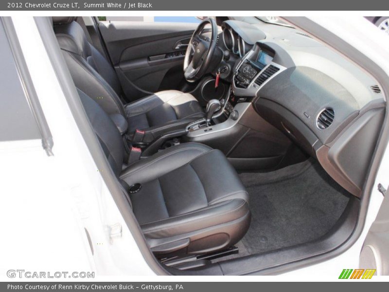 Summit White / Jet Black 2012 Chevrolet Cruze LT