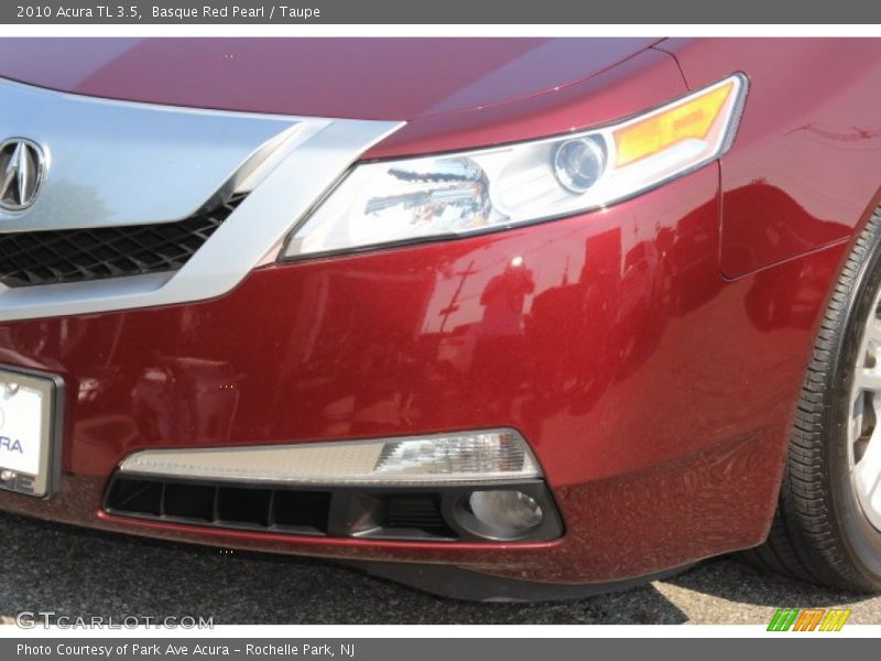 Basque Red Pearl / Taupe 2010 Acura TL 3.5