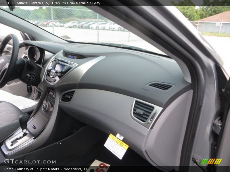 Titanium Gray Metallic / Gray 2013 Hyundai Elantra GLS