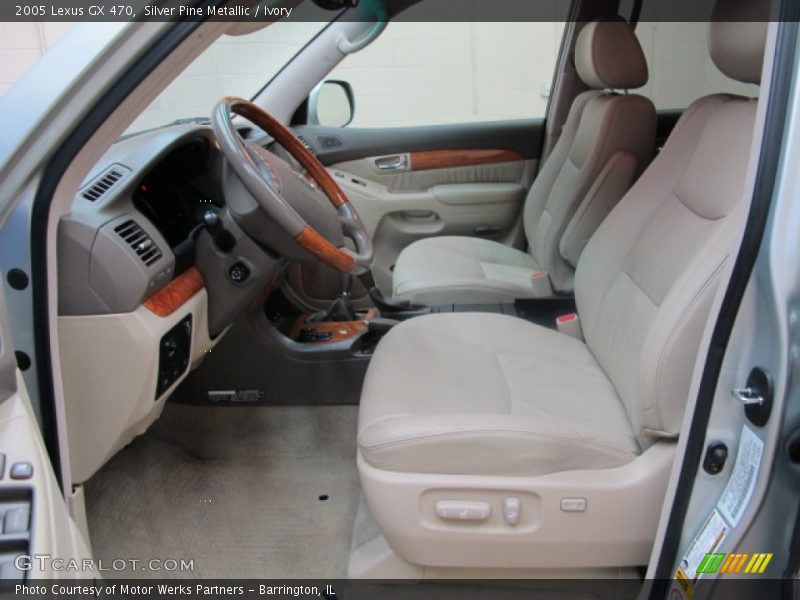Silver Pine Metallic / Ivory 2005 Lexus GX 470