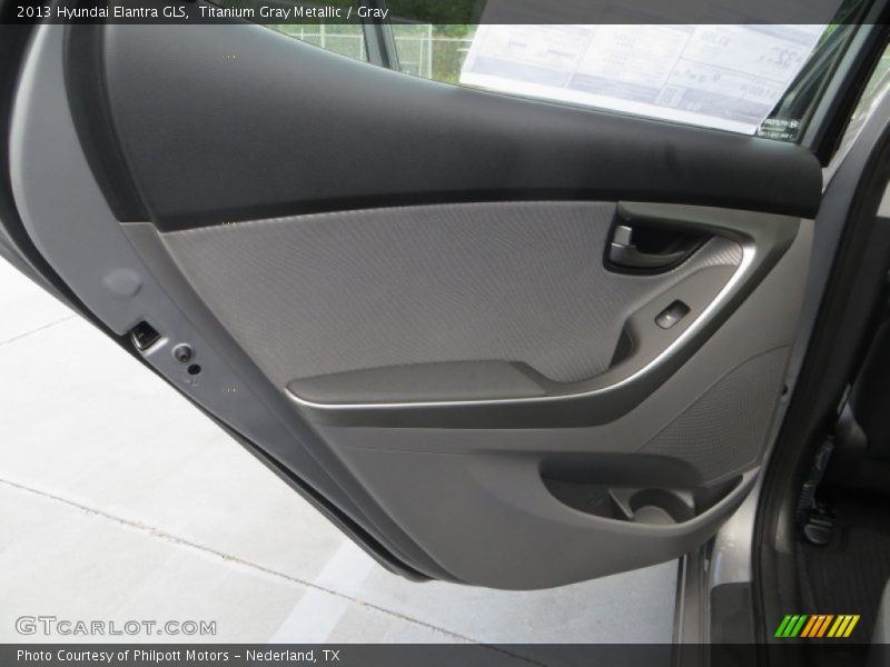 Titanium Gray Metallic / Gray 2013 Hyundai Elantra GLS