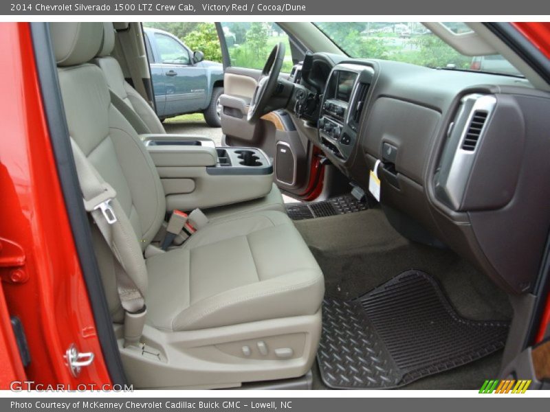 Victory Red / Cocoa/Dune 2014 Chevrolet Silverado 1500 LTZ Crew Cab