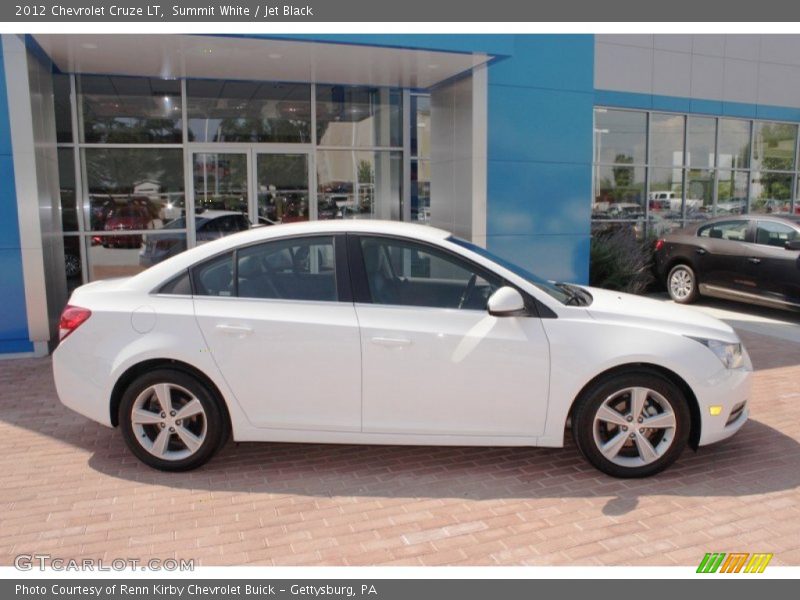 Summit White / Jet Black 2012 Chevrolet Cruze LT