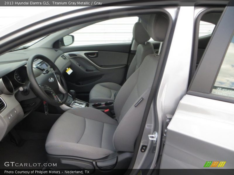 Titanium Gray Metallic / Gray 2013 Hyundai Elantra GLS
