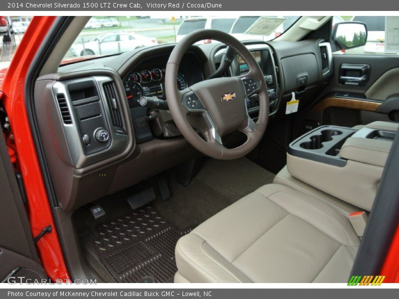 Victory Red / Cocoa/Dune 2014 Chevrolet Silverado 1500 LTZ Crew Cab