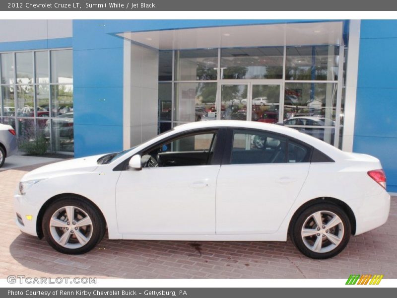 Summit White / Jet Black 2012 Chevrolet Cruze LT