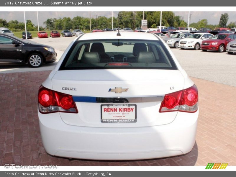 Summit White / Jet Black 2012 Chevrolet Cruze LT