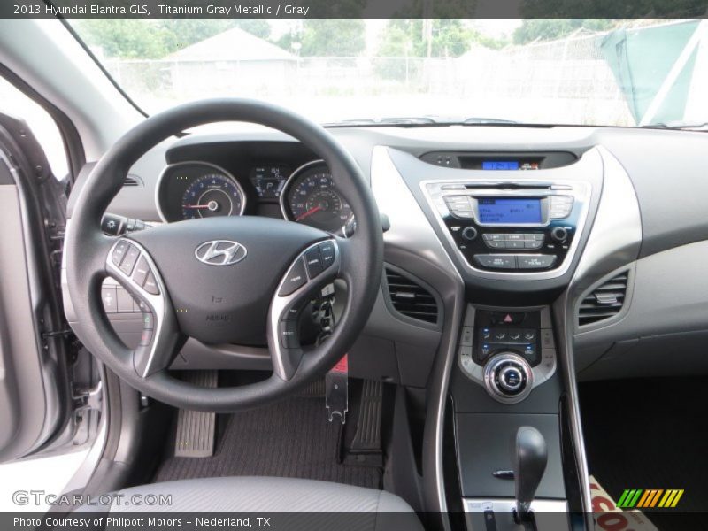 Titanium Gray Metallic / Gray 2013 Hyundai Elantra GLS