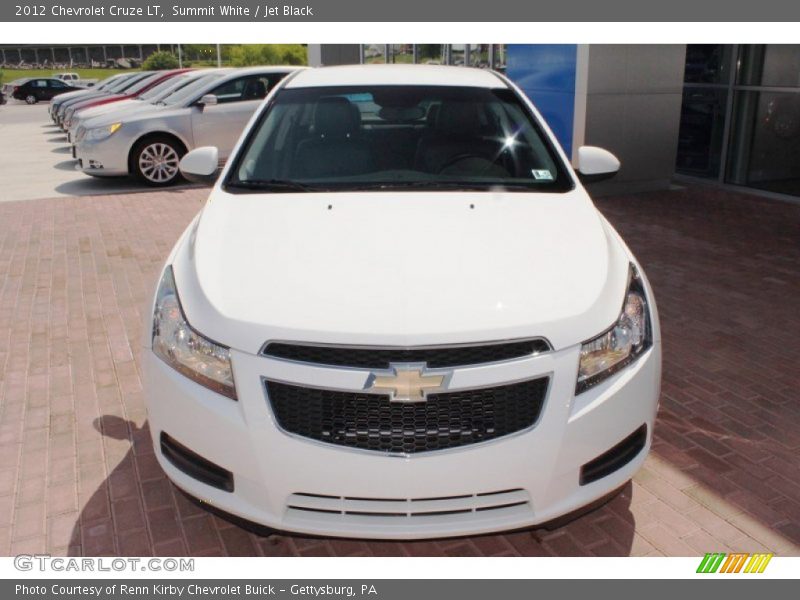 Summit White / Jet Black 2012 Chevrolet Cruze LT