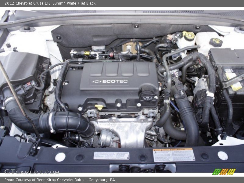 Summit White / Jet Black 2012 Chevrolet Cruze LT