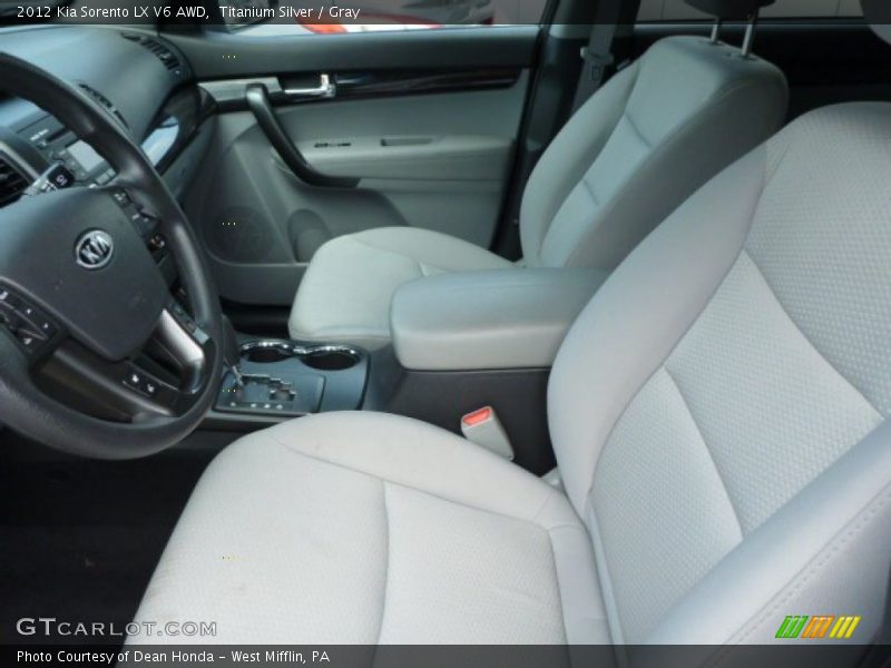 Titanium Silver / Gray 2012 Kia Sorento LX V6 AWD