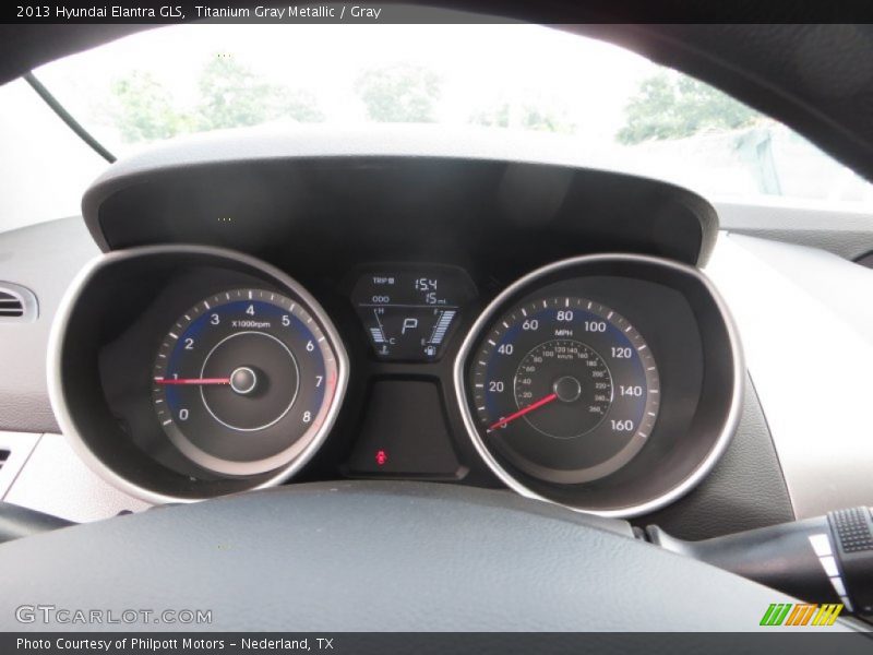 Titanium Gray Metallic / Gray 2013 Hyundai Elantra GLS