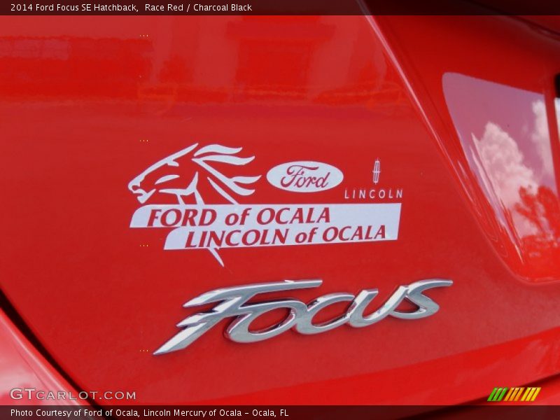 Race Red / Charcoal Black 2014 Ford Focus SE Hatchback