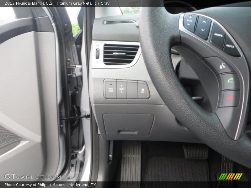 Titanium Gray Metallic / Gray 2013 Hyundai Elantra GLS