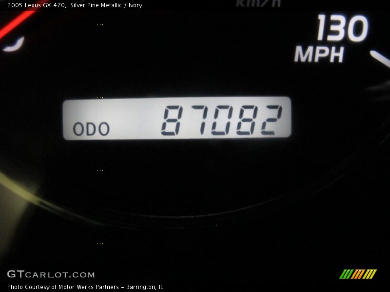Silver Pine Metallic / Ivory 2005 Lexus GX 470