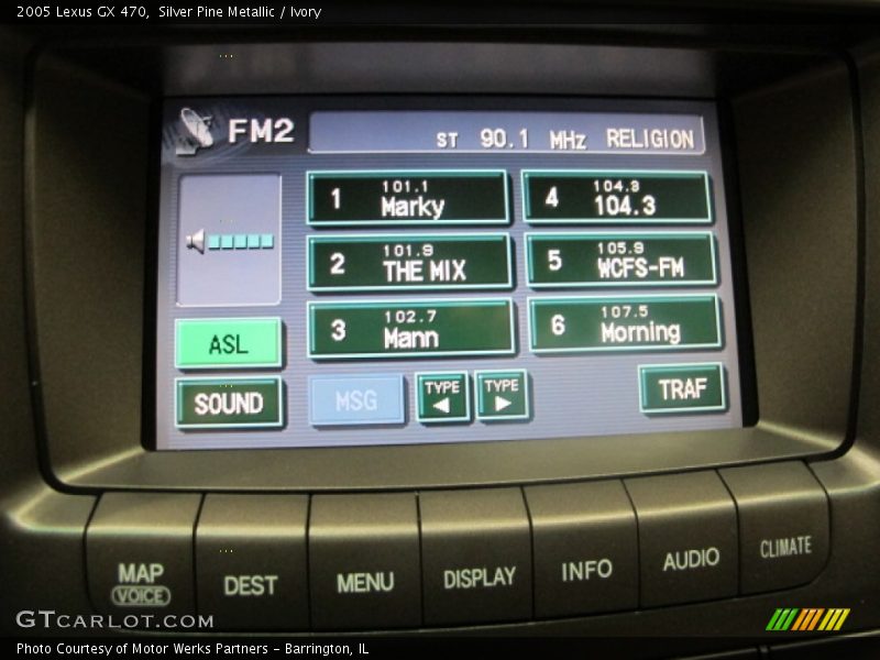 Silver Pine Metallic / Ivory 2005 Lexus GX 470