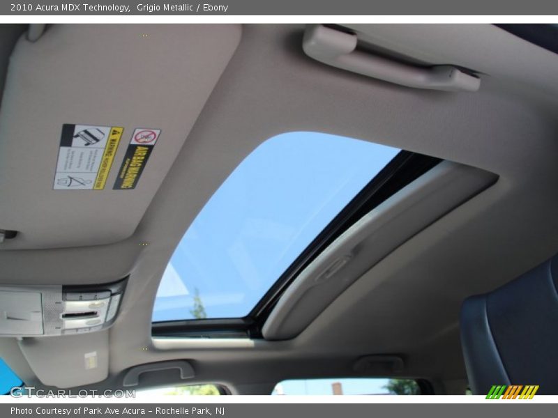 Grigio Metallic / Ebony 2010 Acura MDX Technology