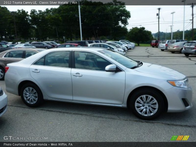 Classic Silver Metallic / Ash 2012 Toyota Camry LE