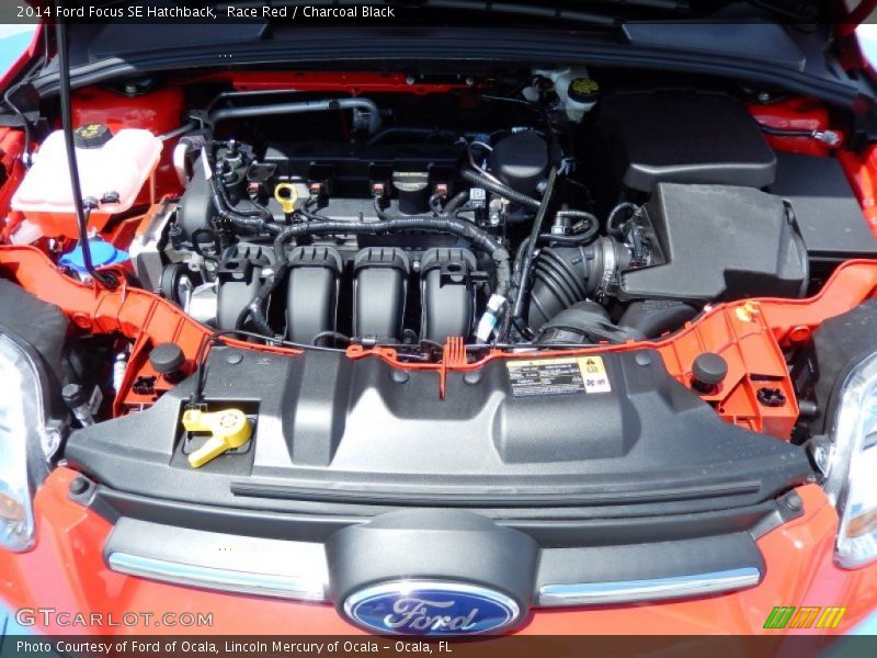 Race Red / Charcoal Black 2014 Ford Focus SE Hatchback