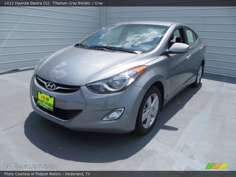 Titanium Gray Metallic / Gray 2013 Hyundai Elantra GLS