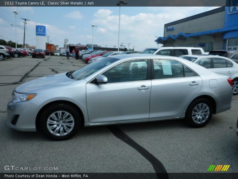 Classic Silver Metallic / Ash 2012 Toyota Camry LE