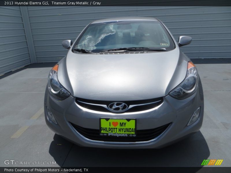Titanium Gray Metallic / Gray 2013 Hyundai Elantra GLS