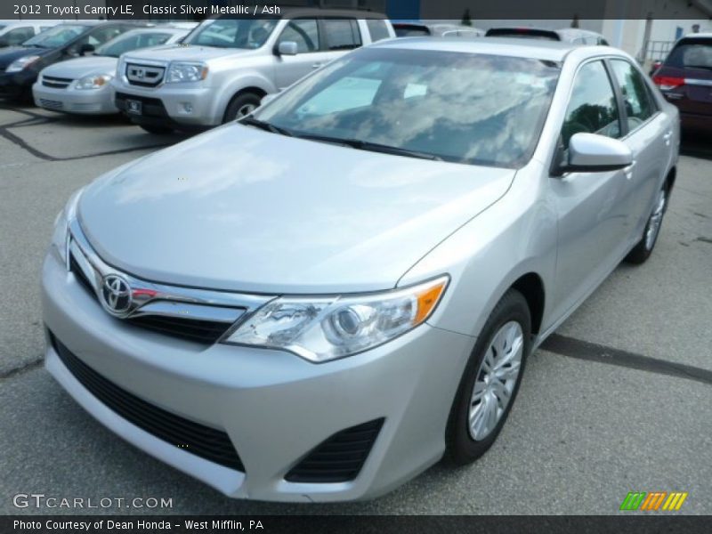Classic Silver Metallic / Ash 2012 Toyota Camry LE