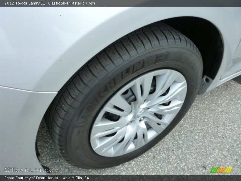Classic Silver Metallic / Ash 2012 Toyota Camry LE