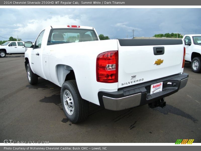 Summit White / Dark Titanium 2014 Chevrolet Silverado 2500HD WT Regular Cab