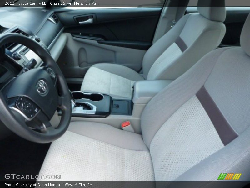 Classic Silver Metallic / Ash 2012 Toyota Camry LE