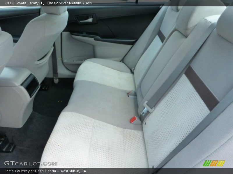 Classic Silver Metallic / Ash 2012 Toyota Camry LE