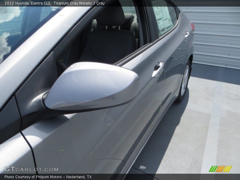 Titanium Gray Metallic / Gray 2013 Hyundai Elantra GLS