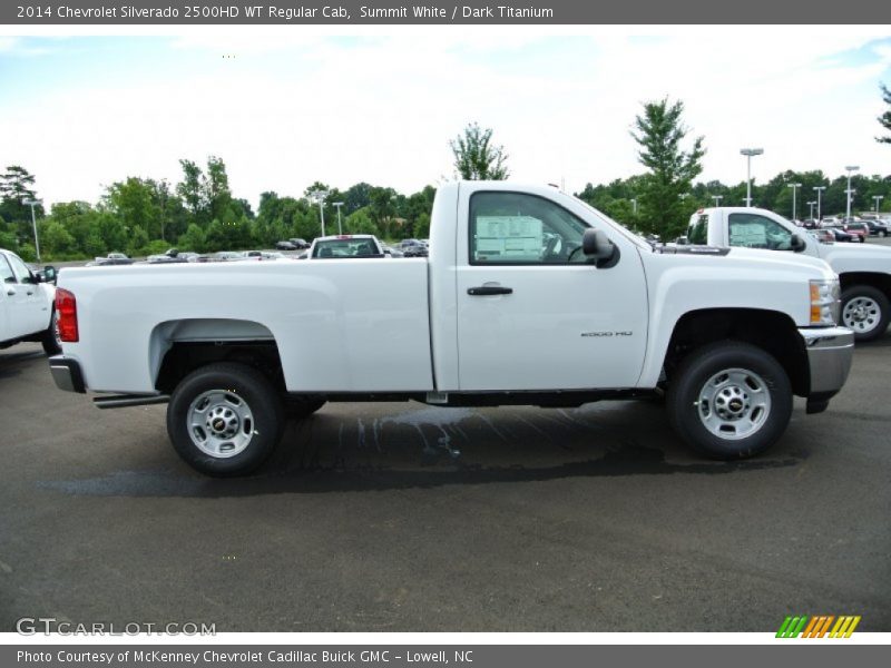 Summit White / Dark Titanium 2014 Chevrolet Silverado 2500HD WT Regular Cab
