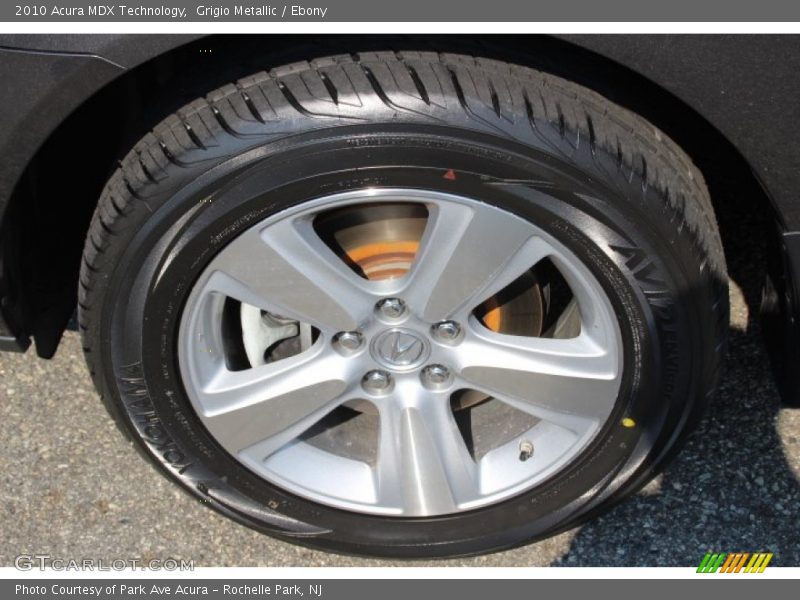 Grigio Metallic / Ebony 2010 Acura MDX Technology