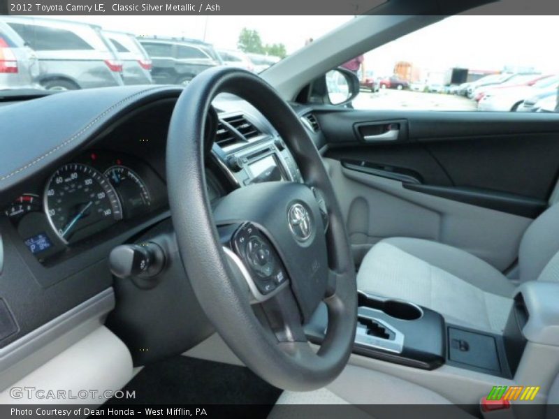 Classic Silver Metallic / Ash 2012 Toyota Camry LE