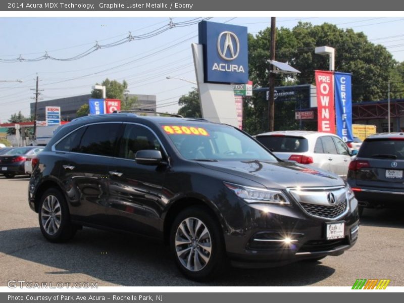 Graphite Luster Metallic / Ebony 2014 Acura MDX Technology