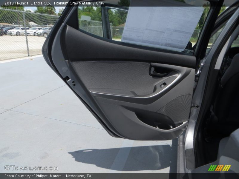 Titanium Gray Metallic / Gray 2013 Hyundai Elantra GLS