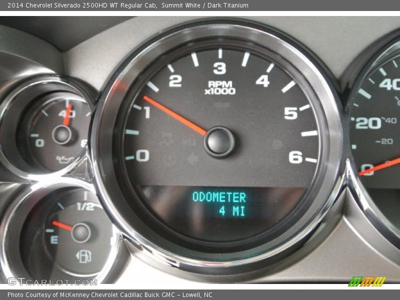 Summit White / Dark Titanium 2014 Chevrolet Silverado 2500HD WT Regular Cab