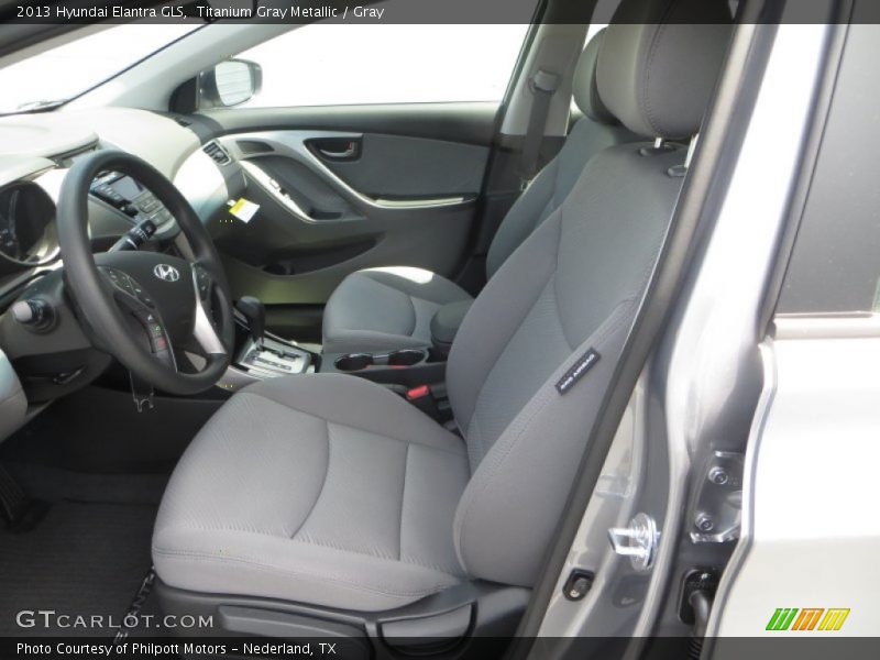 Titanium Gray Metallic / Gray 2013 Hyundai Elantra GLS
