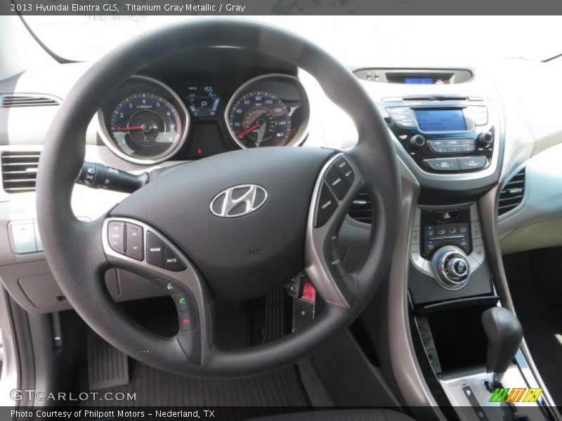 Titanium Gray Metallic / Gray 2013 Hyundai Elantra GLS