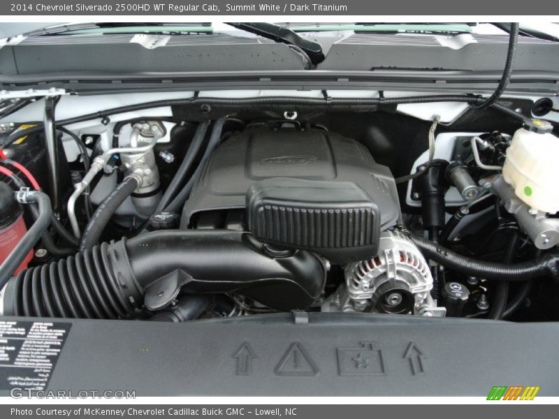 Summit White / Dark Titanium 2014 Chevrolet Silverado 2500HD WT Regular Cab
