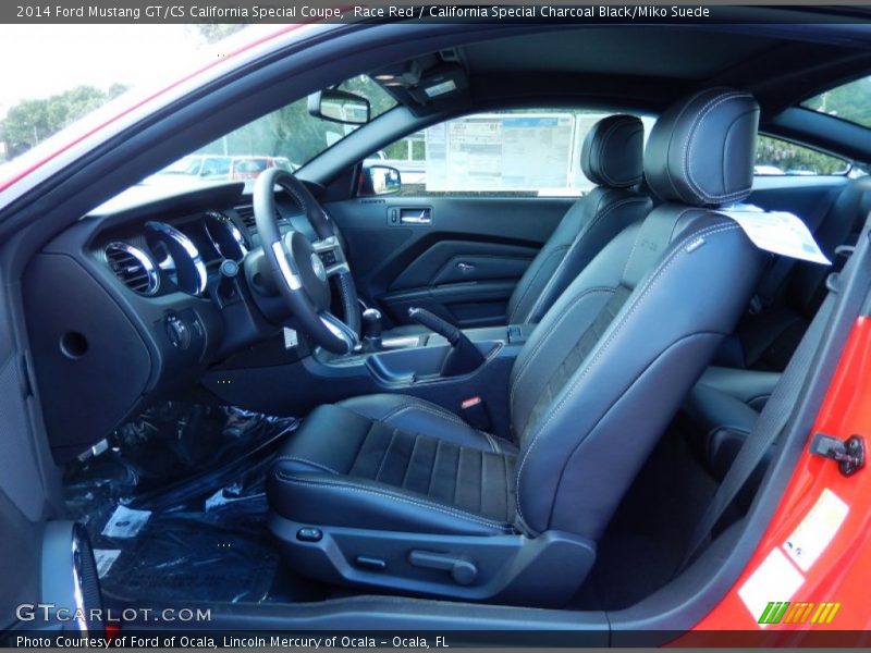  2014 Mustang GT/CS California Special Coupe California Special Charcoal Black/Miko Suede Interior